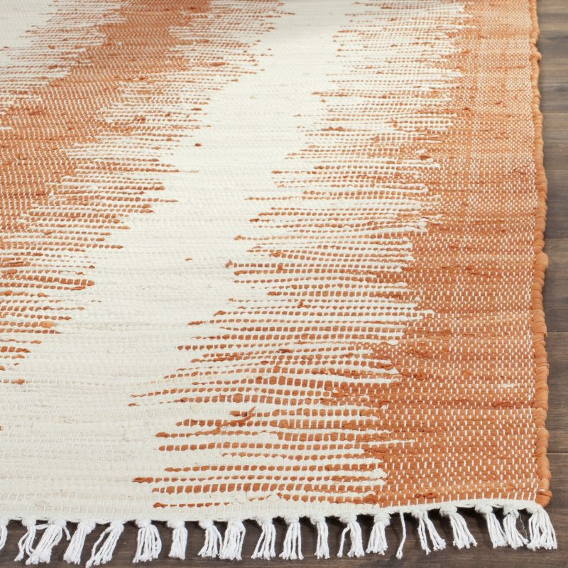 Montauk MTK751 Hand Woven Indoor Accent Rug - Orange - 4'x6' - Safavieh