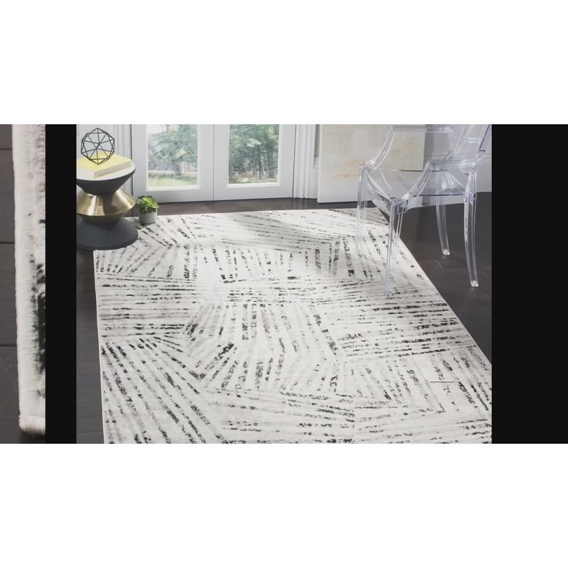 Skyler SKY191 Power Loomed Indoor Area Rug - Grey/Green - 8'x10' - Safavieh