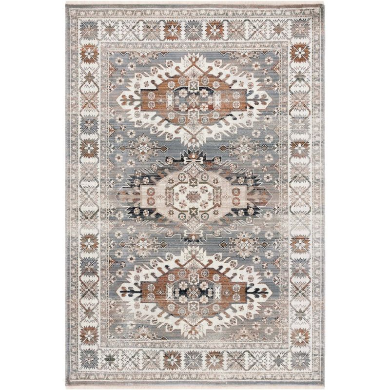 Vintage Persian VTP645 Power Loomed Area Rug - Grey/Cream - 5'3"x7'7" - Safavieh.