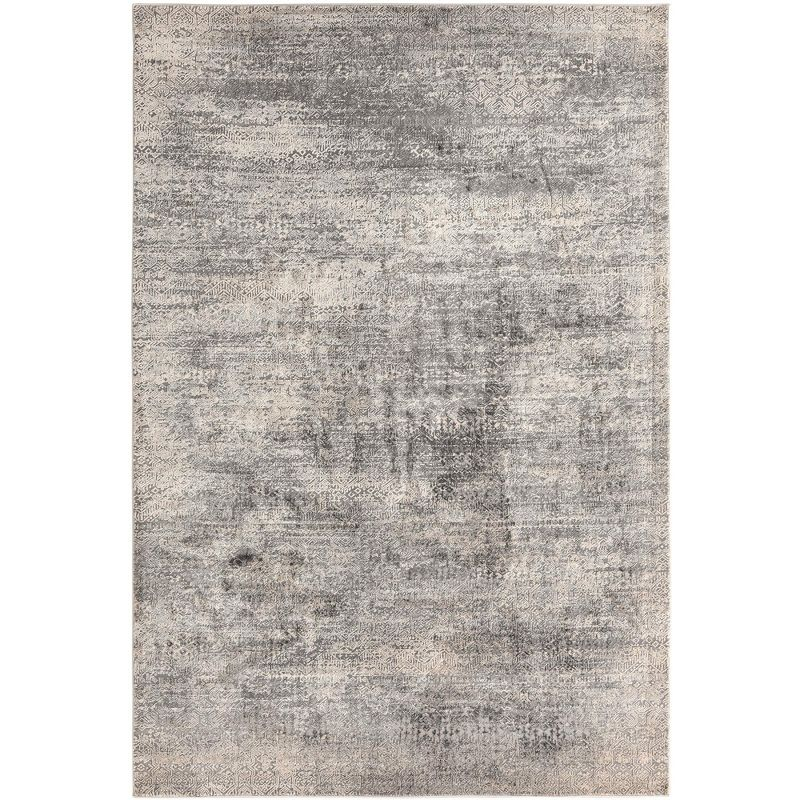 Unique Loom Finsbury Collection Area Rug - Sarah (6'  x 9' Rectangle Gray/Ivory)