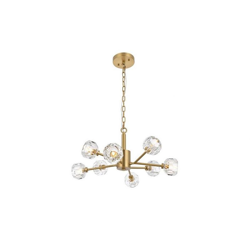 Elegant Lighting Graham 8 - Light Pendant in  Gold