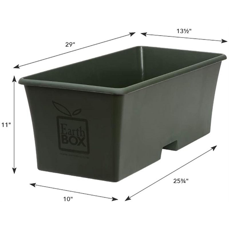 Novelty EarthBox Beginner Friendly, Self-Watering Growing System Garden Kit, Natural, Dark Green