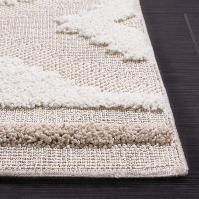 Trends TRD110 Power Loomed Area Rug - Beige/Ivory - 8'9"x11'9" - Safavieh.
