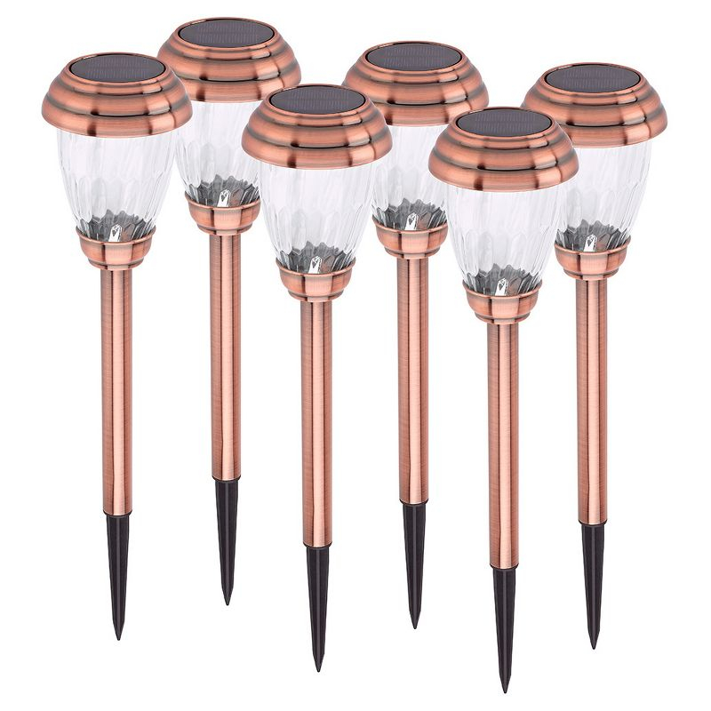 Smart Living Charleston Copper Finish Pathway LED Lights