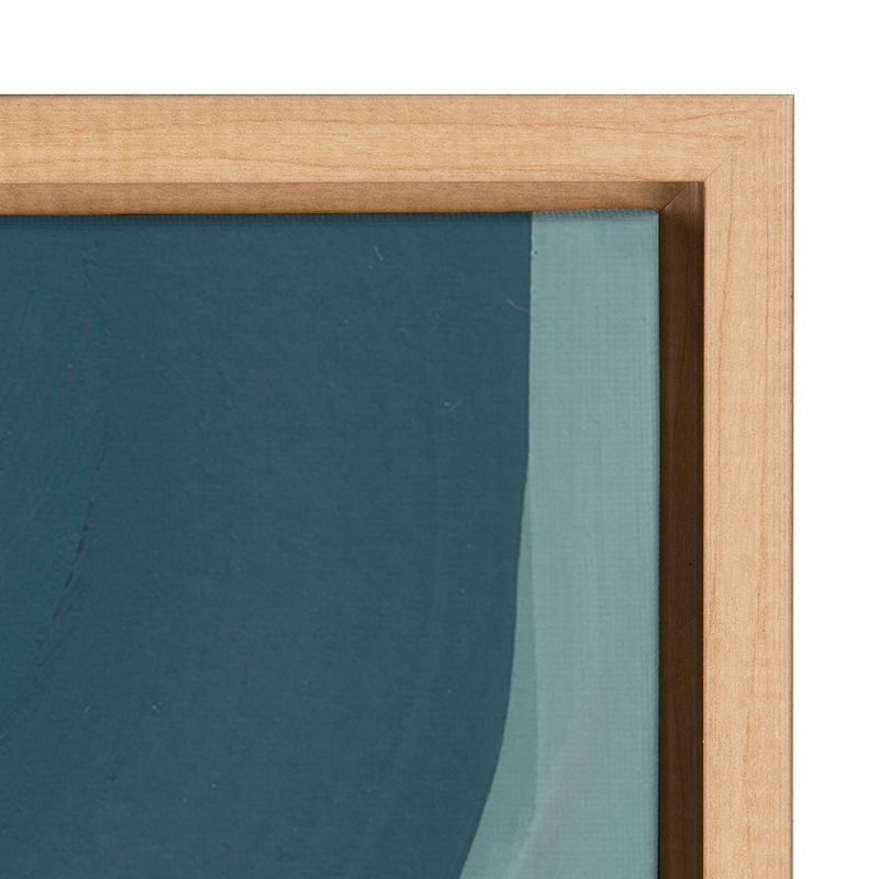 Kate and Laurel 23" x 33" Sylvie Teoitlan Framed Canvas Wall Art by Kate Aurelia Holloway Natural: Modern Decor, Vertical Screen Print