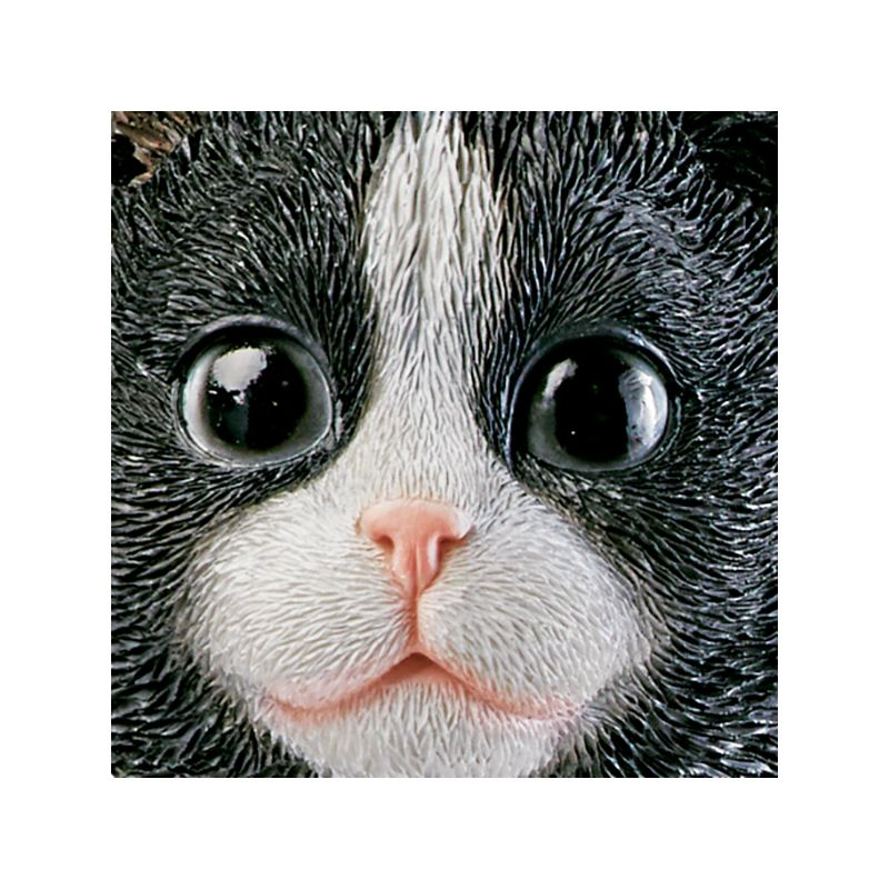 Collections Etc Hand-Painted Standing Kitty Decorative Statue NO SIZE Tuxedo Cat