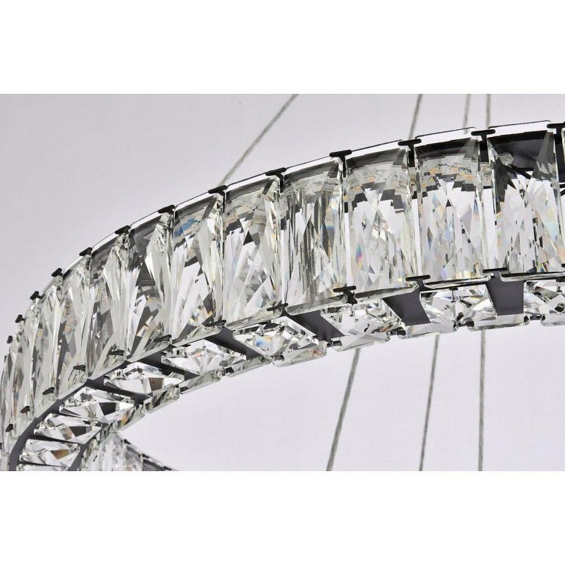 Elegant Lighting Monroe 2 - Light Chandelier in  Black