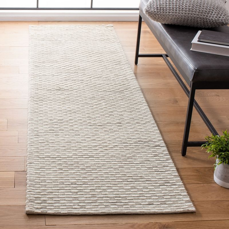 Marbella MRB158 Hand Woven Indoor Runner Rug - Beige - 2'3"x8' - Safavieh