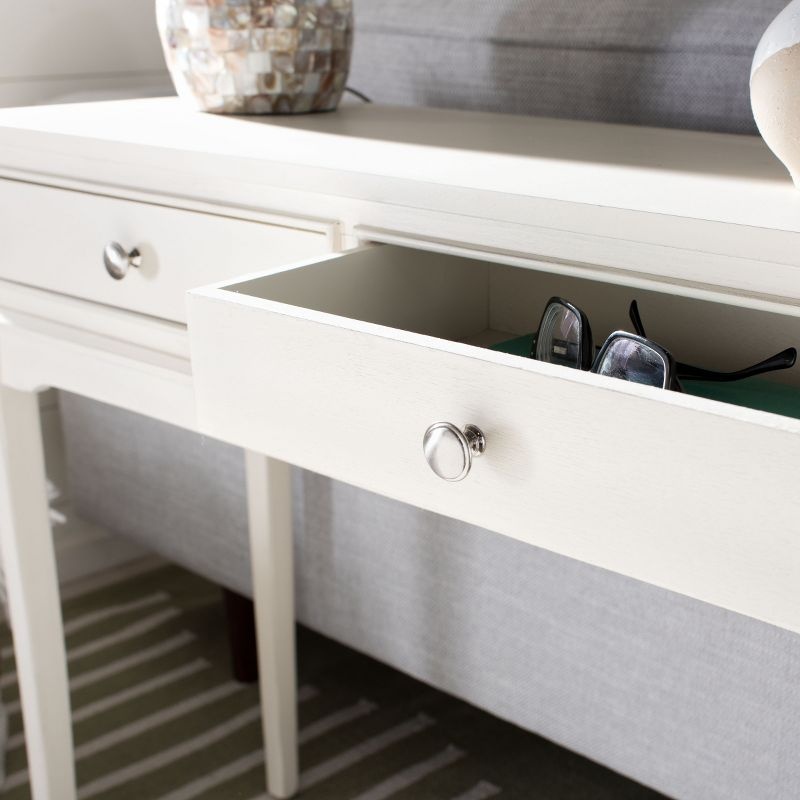 Opal 2 Drawer Console Table - CNS5726A - Off-White - Safavieh