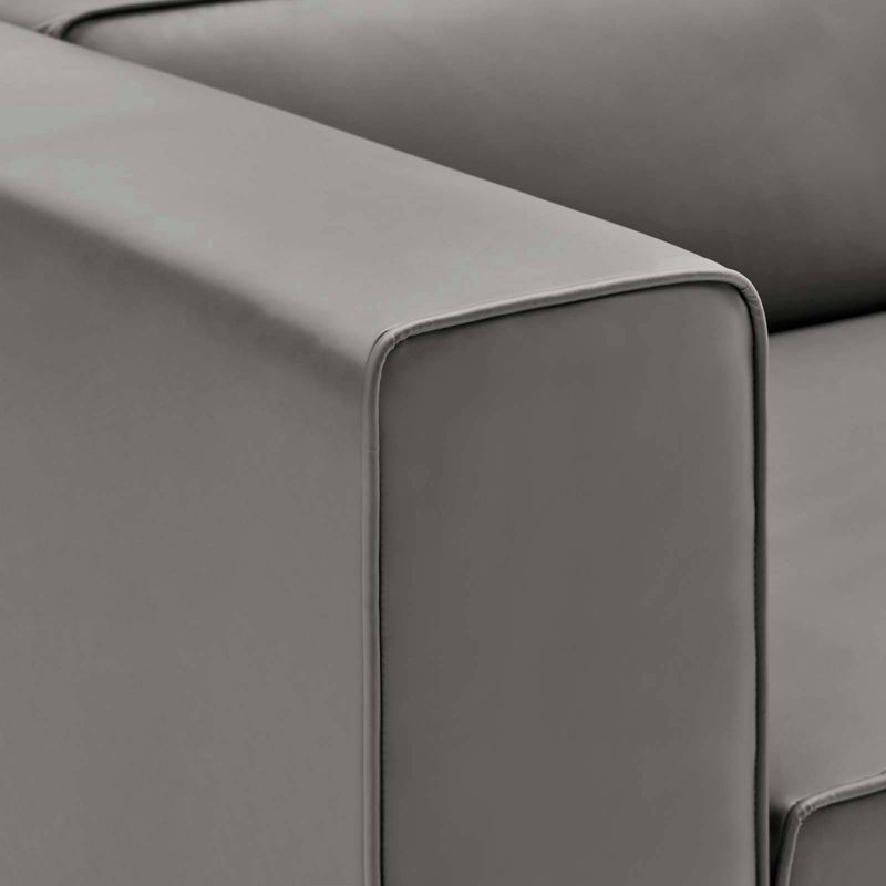 Mingle Vegan Leather Left Armchair - Modway