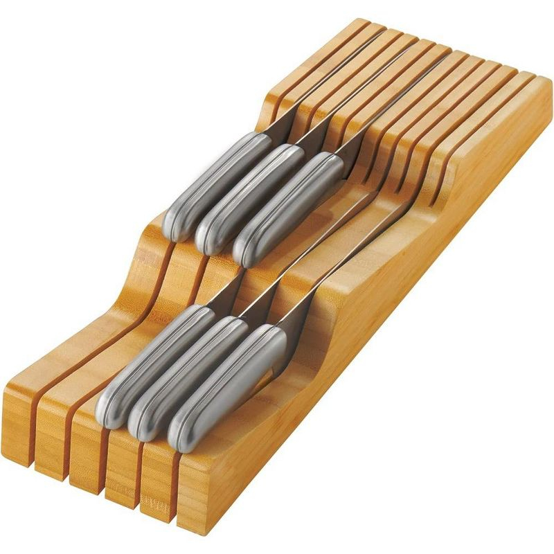 Bambusi Bambüsi 12 Slot Drawer Knife Block