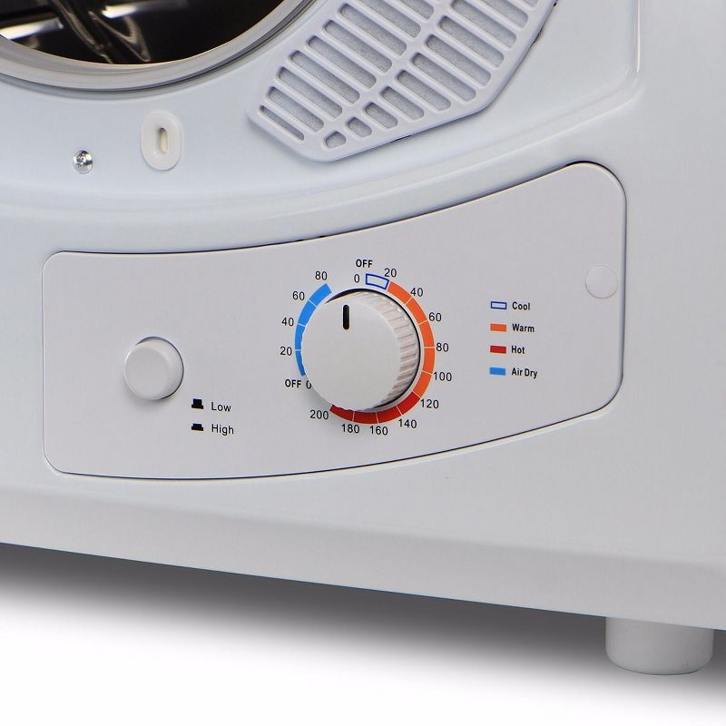Barton Tumble Dryer White Heat Control Automatic Portable Electric RV 2.6 cu ft