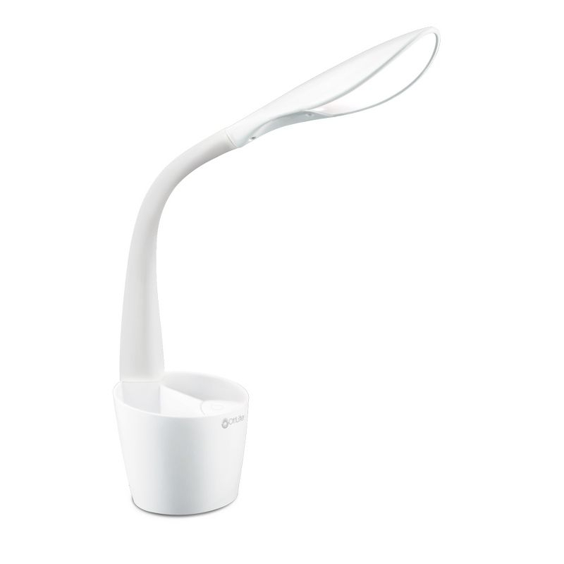 OttLite OttLite LED Desk Space Organizer Lamp, 4 Brightness Levels, Touch Controls, Flexible Neck Height