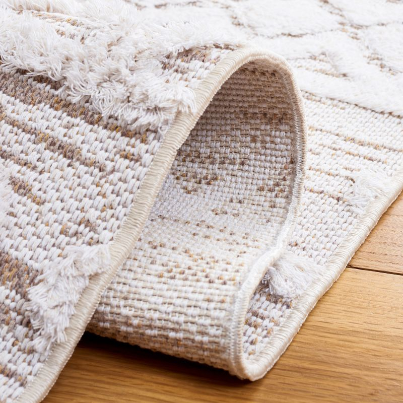 Augustine AGT758 Machine Made Indoor Area Rug - Ivory/Beige - 6'-4"x6'-4" - Safavieh
