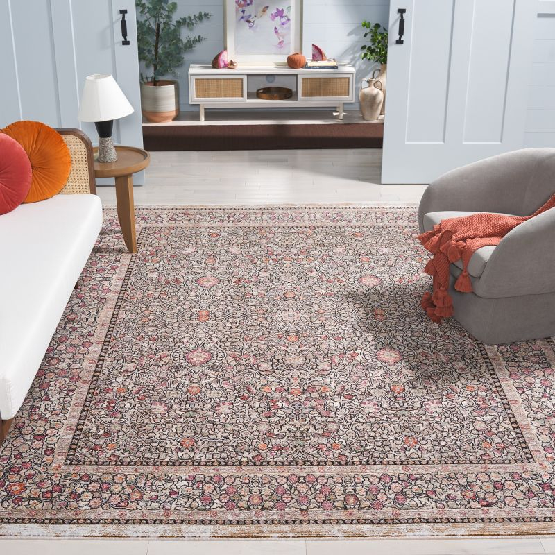 Crimson CMS272 Loomed Indoor Area Rug - Beige/Brown - 9'x12' - Safavieh