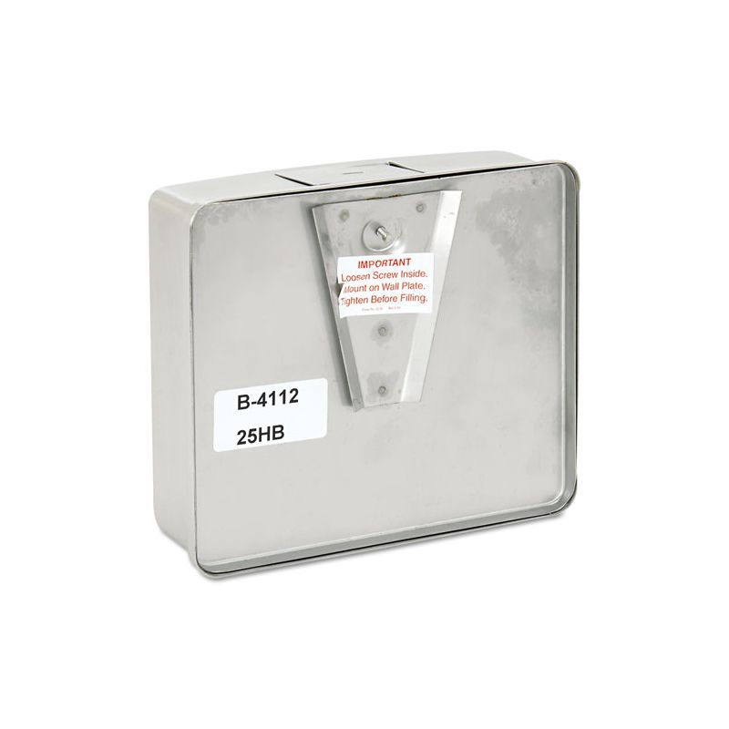 Bobrick ConturaSeries Surface-Mounted Liquid Soap Dispenser, 40 oz, 7 x 3.31 x 6.13, Stainless Steel Satin