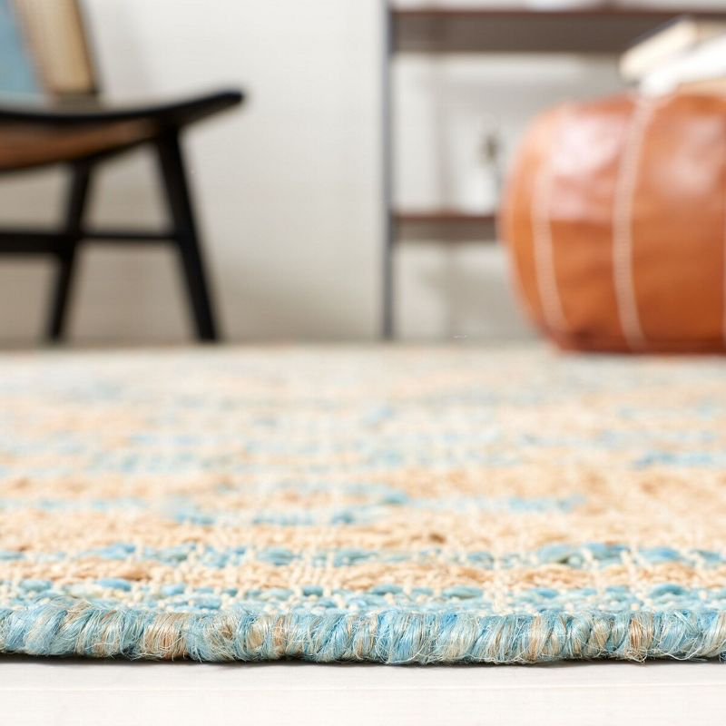 Kilim KLM757 Hand Woven Area Rug - Blue/Natural - 8'9"x11'9" - Safavieh.