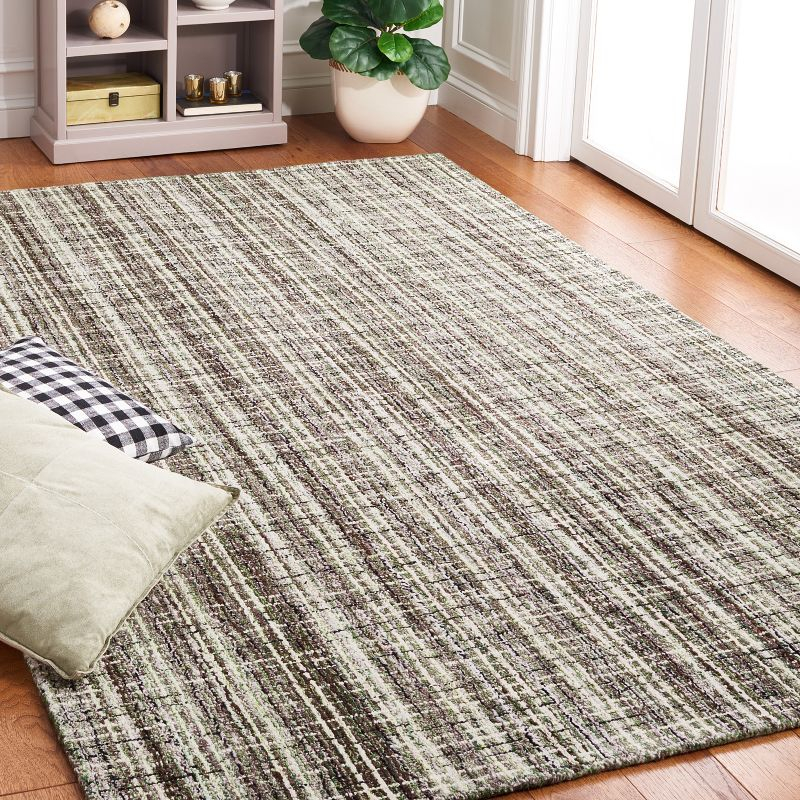 Abstract ABT488 Hand Tufted Area Rug - Brown/Green - 6'x9' - Safavieh.