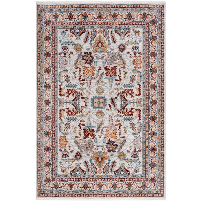 Bayside BAY112 Power Loomed Area Rug - Beige/Blue - 8'x10' - Safavieh.