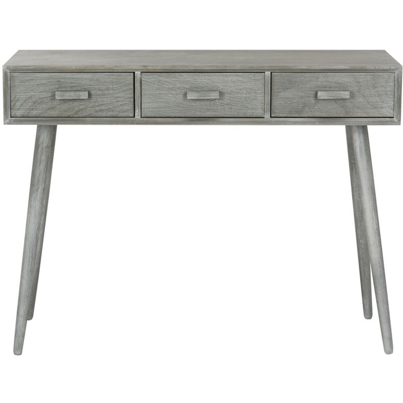 Albus 3 Drawer Console Table - CNS5701C - Gray - Safavieh
