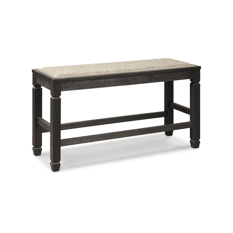Signature Design by Ashley Casual Tyler Creek Counter Height Dining Bench  Antique Black