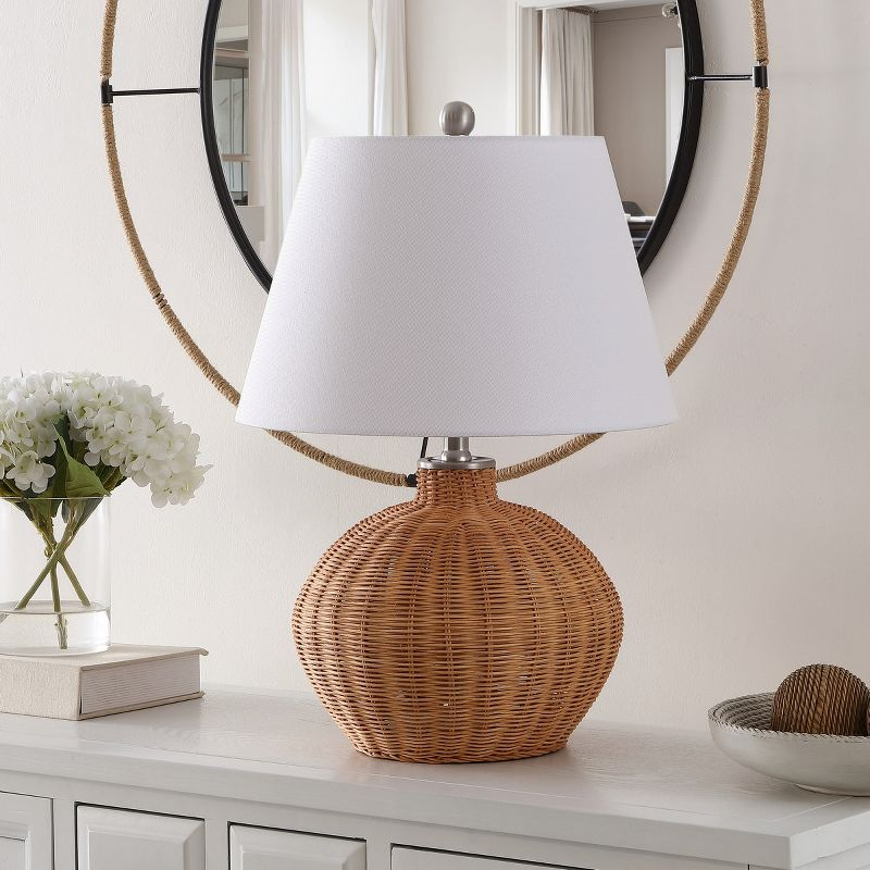 Juana Table Lamp - 22 Inch Height - TBL4468 - Natural - Safavieh