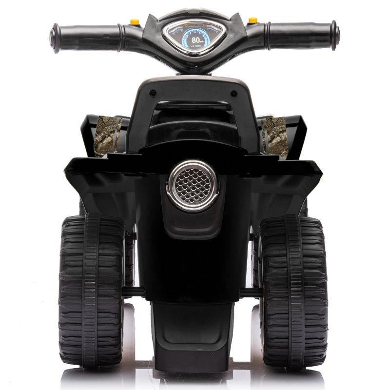 RealTree: Quad Push Car - Black - Foot-To-Floor Ride-On Toy,12mo+