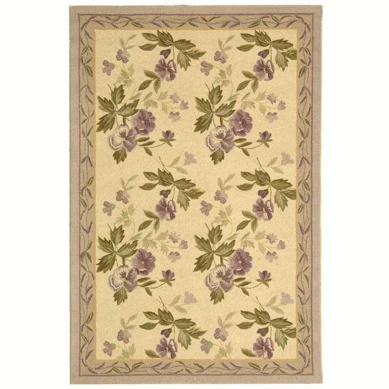 Safavieh Hand Hooked Wool Pile Floral Rug