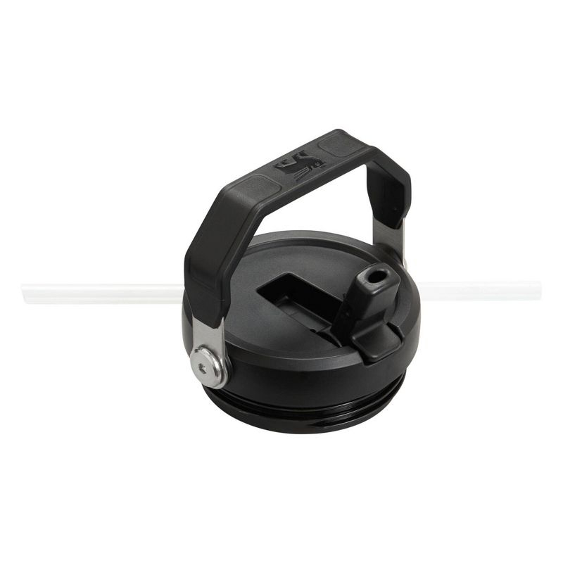 Stanley 20 oz Stainless Steel Ice Flow Flip Straw Tumbler Black 2.0: Dishwasher-Safe Drinkware for Hot & Cold Beverages