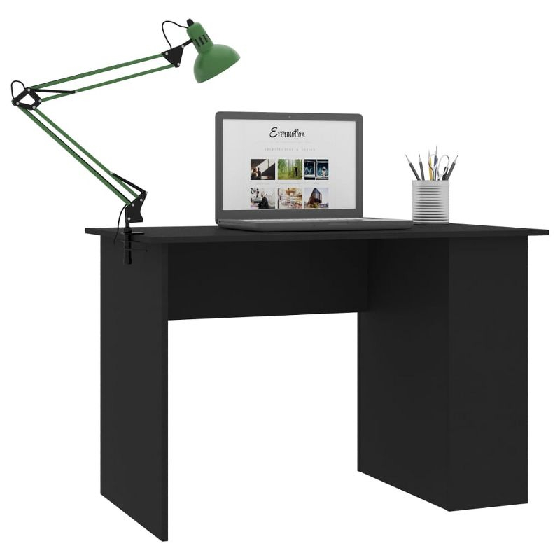 vidaXL Desk White 43.3"x23.6"x28.7" Engineered Wood