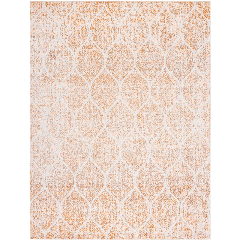 Madison MAD604 Power Loomed Indoor Area Rug - Cream/Orange - 8'x10' - Safavieh