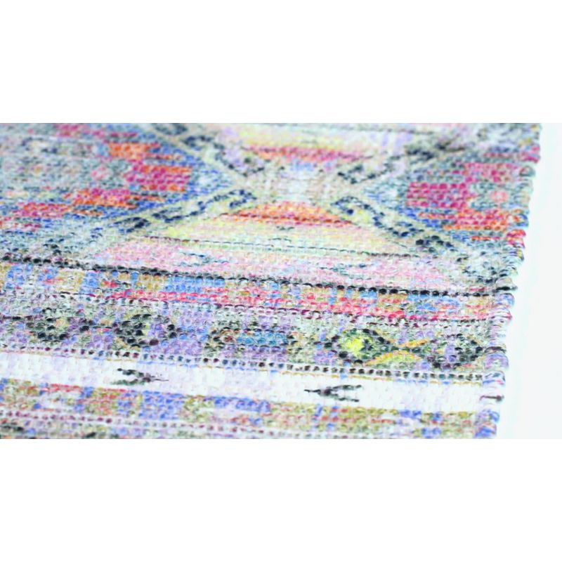 Saffron SFN567 Hand Loomed Area Rug - Cream/Blue - 6'x9' - Safavieh.