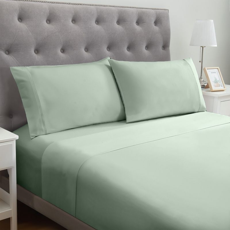 Modern Threads Solid Ultra Soft Microfiber Sheet Set, Twin