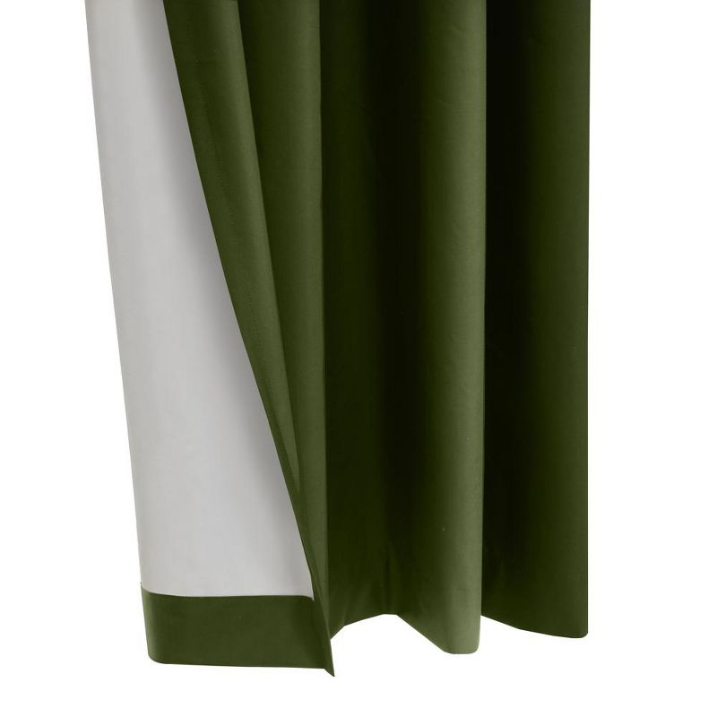 Thermaplus Alpine Blackout Premium Stylish and Functional Grommet Curtain Panel 52" x 95" Olive