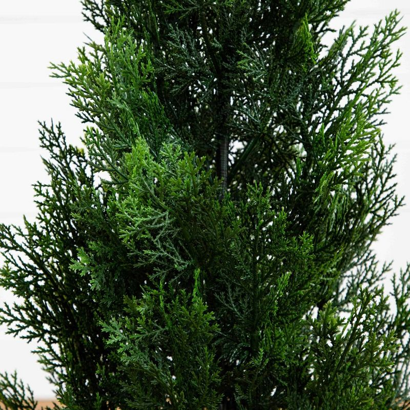 Nearly Natural 3-ft Mini Cedar Pine Tree (Indoor/Outdoor)