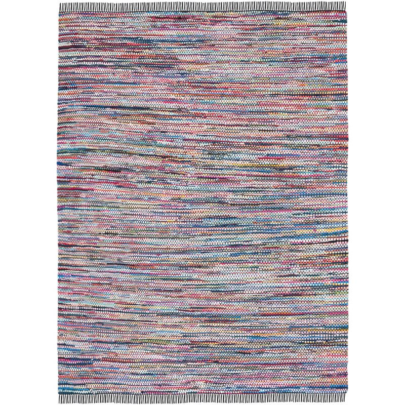 Montauk MTK251 Hand Woven, Flat Weave Indoor Area Rug - Black/Pink - 6'x9' - Safavieh
