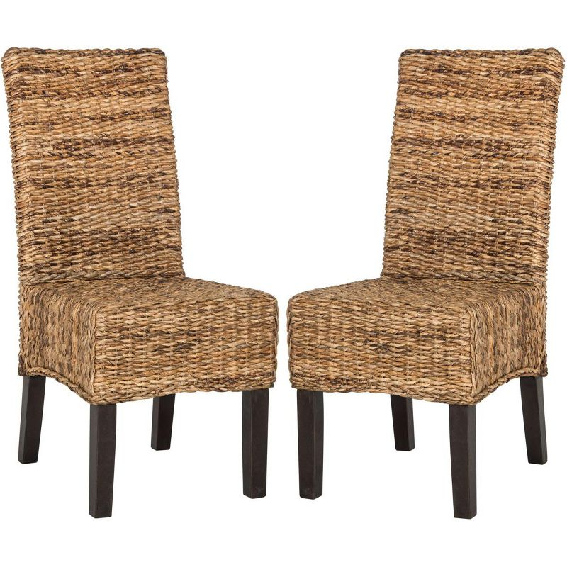 Avita 18" H Dining Chair (Set of 2) - SEA8012 - Natural - Safavieh