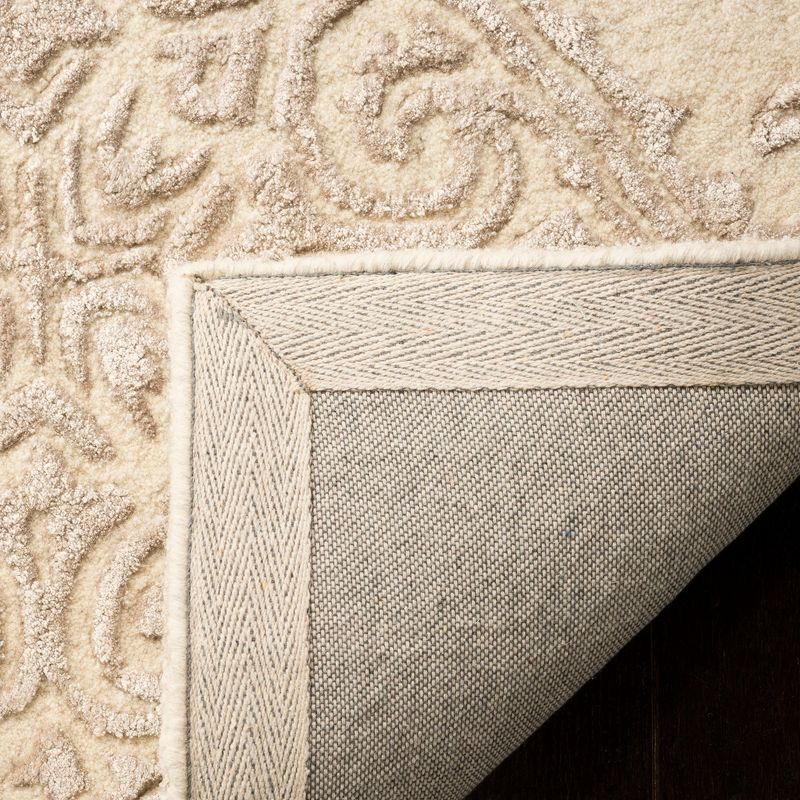 Glamour GLM568 Hand Tufted Indoor Area Rug - Ivory/Beige - 5'x8' - Safavieh
