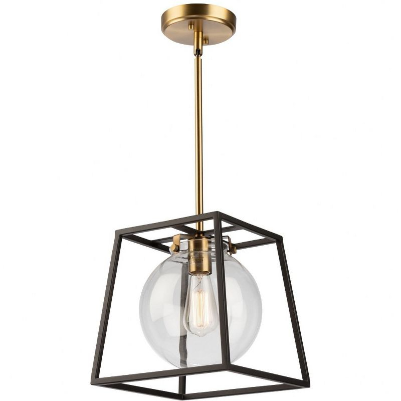 Artcraft Lighting Bridgetown 1 - Light Pendant in  Black/Harvest Brass