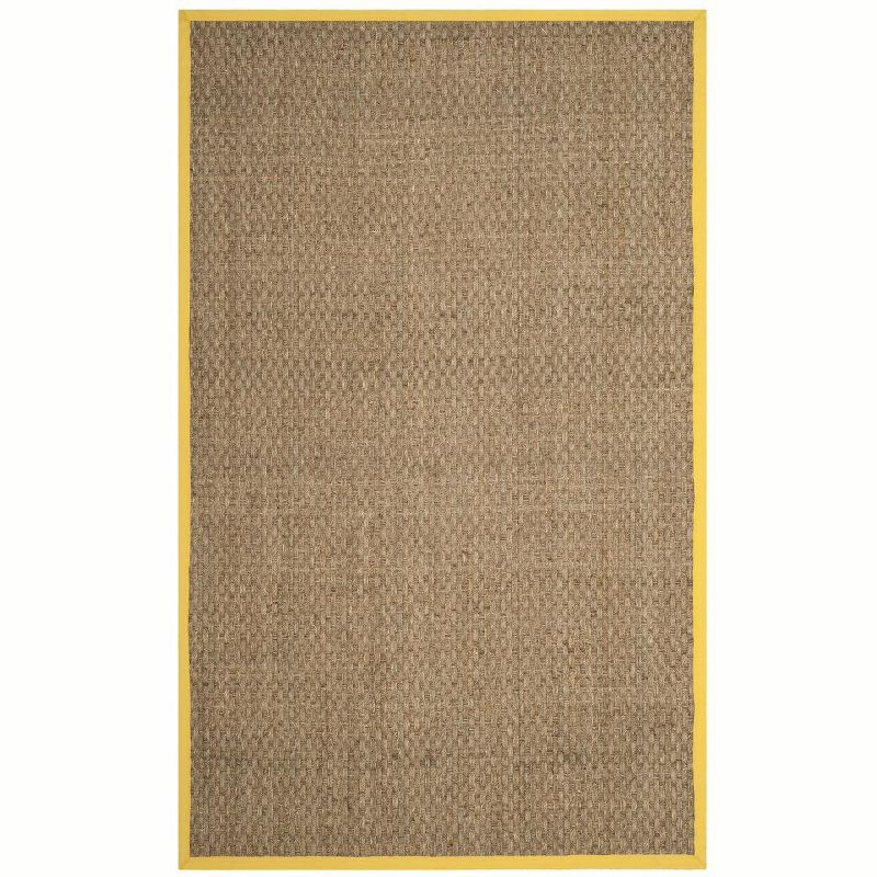 Natural Fiber NF114 Power Loomed Indoor Area Rug - Natural/Gold - 5'x8' - Safavieh.