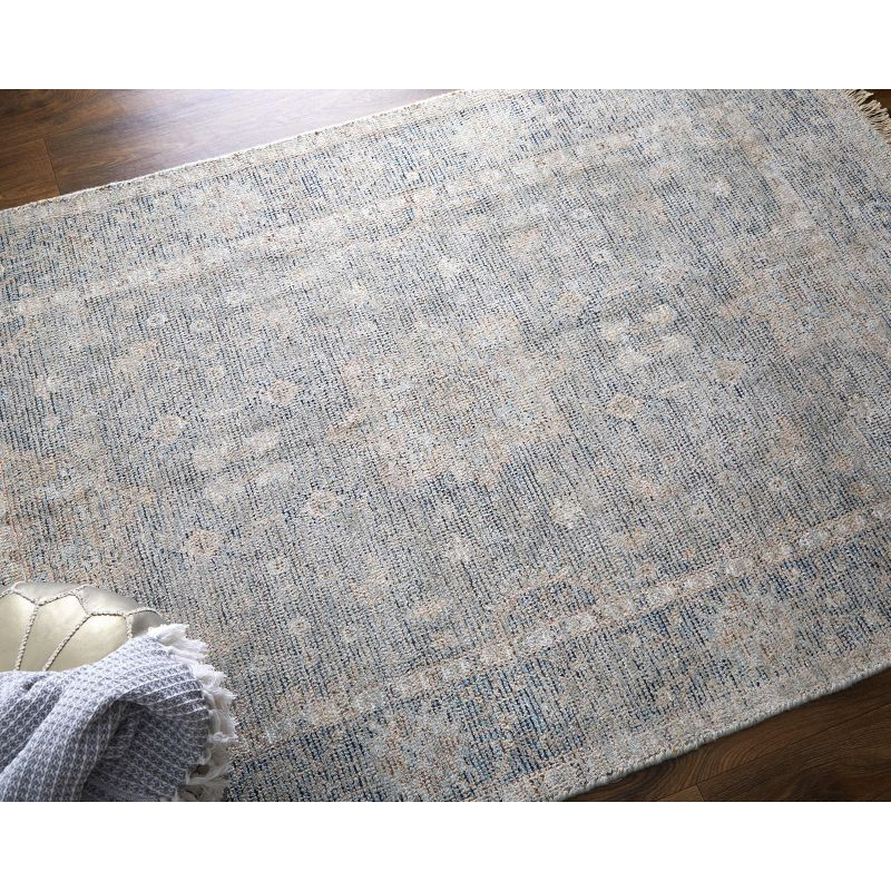 Caldwell Transitional Distressed Gray/Blue/Taupe Area Rug