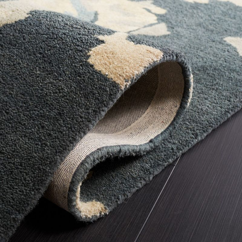 Bella BEL670 Hand Tufted Accent Rug - Steel Blue - 3'x5' - Safavieh.