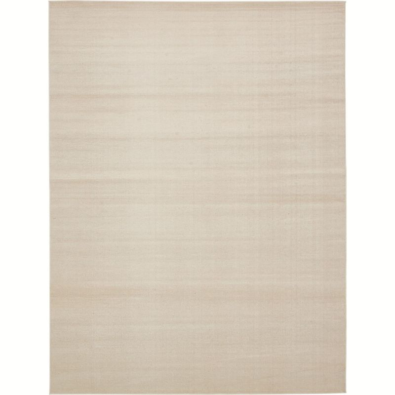 Unique Loom Williamsburg Collection Area Rug - Solid (9'  x 12' 2" Rectangle Beige)