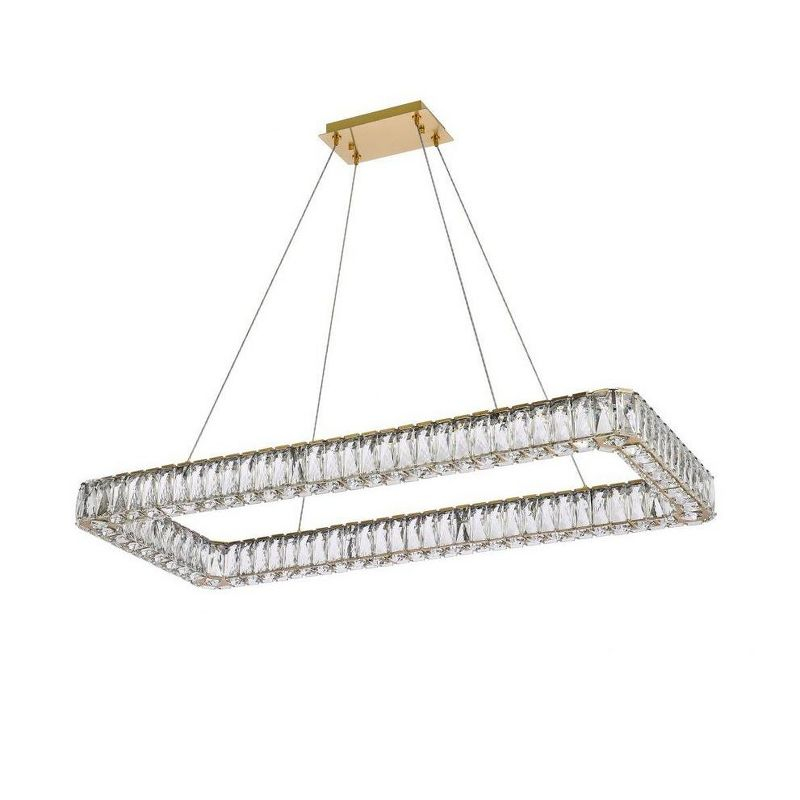 Elegant Lighting Monroe 1 - Light Pendant in  Gold