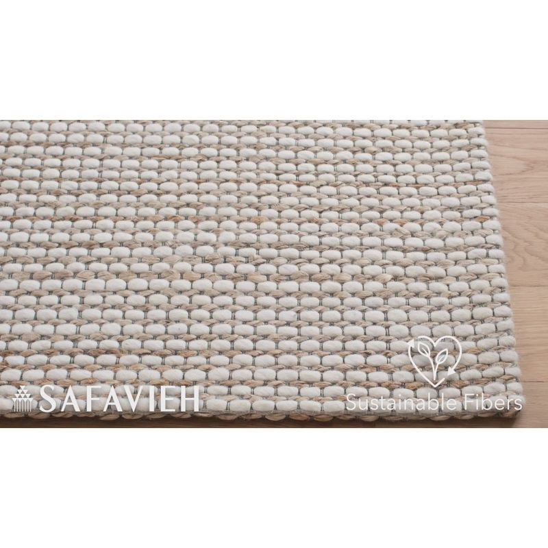 Natural Fiber NFB553 Hand Tufted Area Rug - Natural/Beige - 3'x5' - Safavieh.