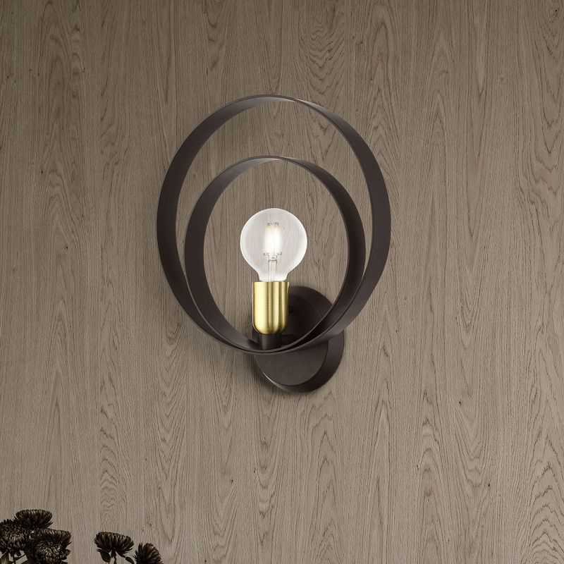 Livex Lighting Modesto 1 - Light Wall Light in  Bronze