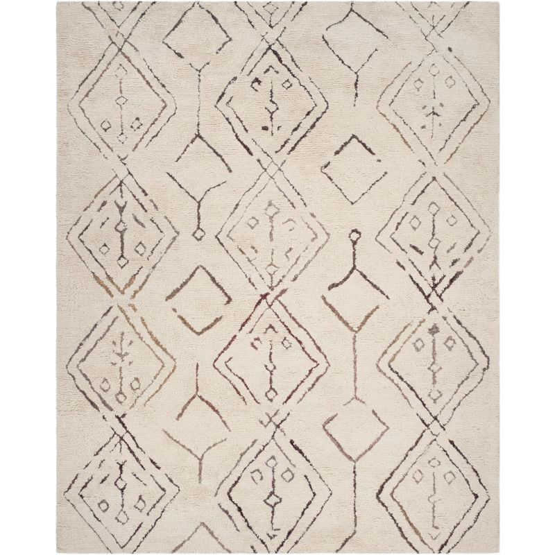 Casablanca CSB212 Hand Tufted Indoor Area Rug - Ivory/Multi - 8'x10' - Safavieh