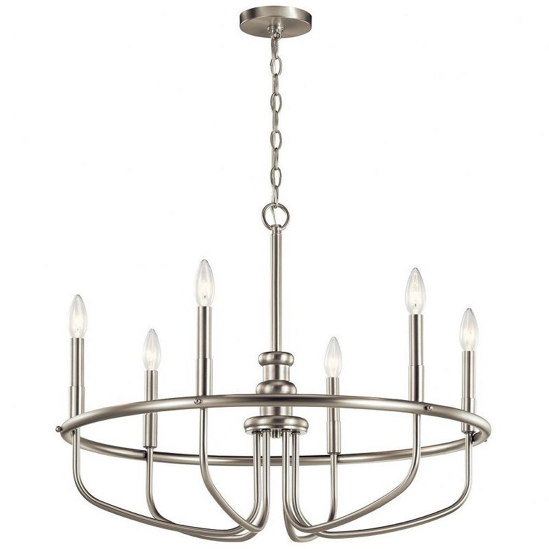 Kichler Lighting Capitol Hill 6 - Light Chandelier in  Brushed Nickel