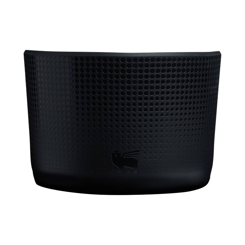 Stanley 30 oz Quencher Tumbler Boot with Straw Cover Black: Silicone Drinkware Accessory for Hot & Cold Beverages