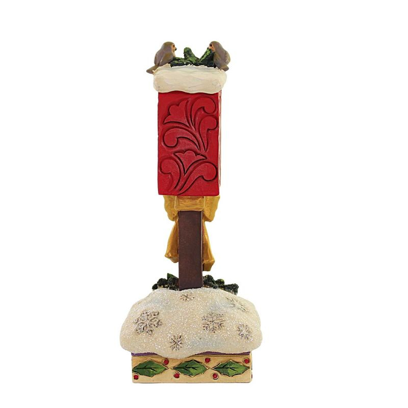 Jim Shore 6.0 Inch Merry Mail Robins Post Box Figurines